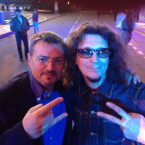 Встреча старых друзей за кулисами: Артем Горный и Сергей Галанин